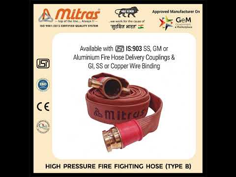 High pressure fire fighting hose
