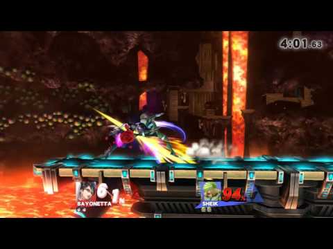 Bayonetta vs Sheik (smashing)
