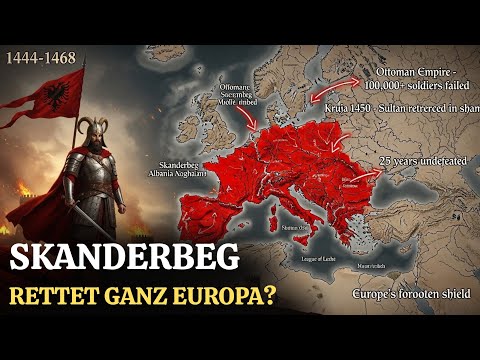 Geschichte des Helden Skanderbeg | Der Mann, der das Osmanische Reich stoppte und Europa rettete.