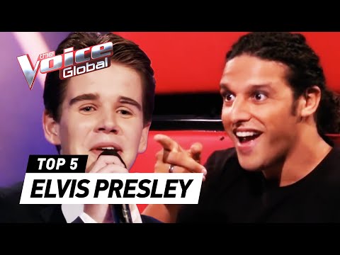 BEST ELVIS PRESLEY Blind Auditions in The Voice Kids Video
