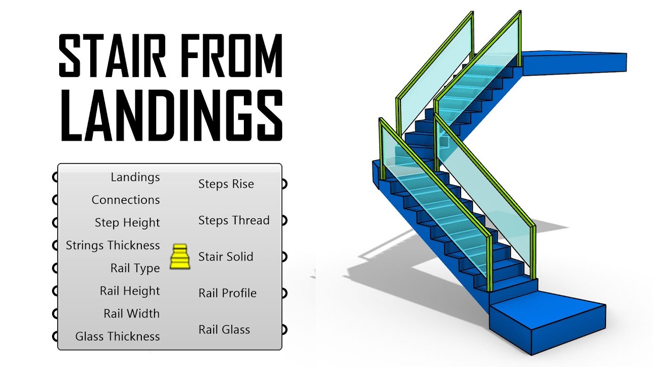 Parametric Stair (Grasshopper Script)