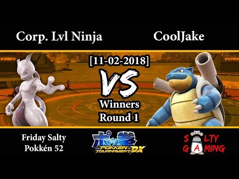 [2018-11-02] Pokkén - Corp. Lvl Ninja (Mewtwo) vs CoolJake (Blastoise) WR1