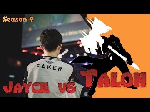 Faker - Jayce vs Talon Mid - LoL Season 9 KR Ranked | League of Legends Replays