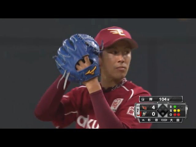 【7回裏】イーグルス・岸が7回まで無失点の好投!! 2017/6/25 F-E