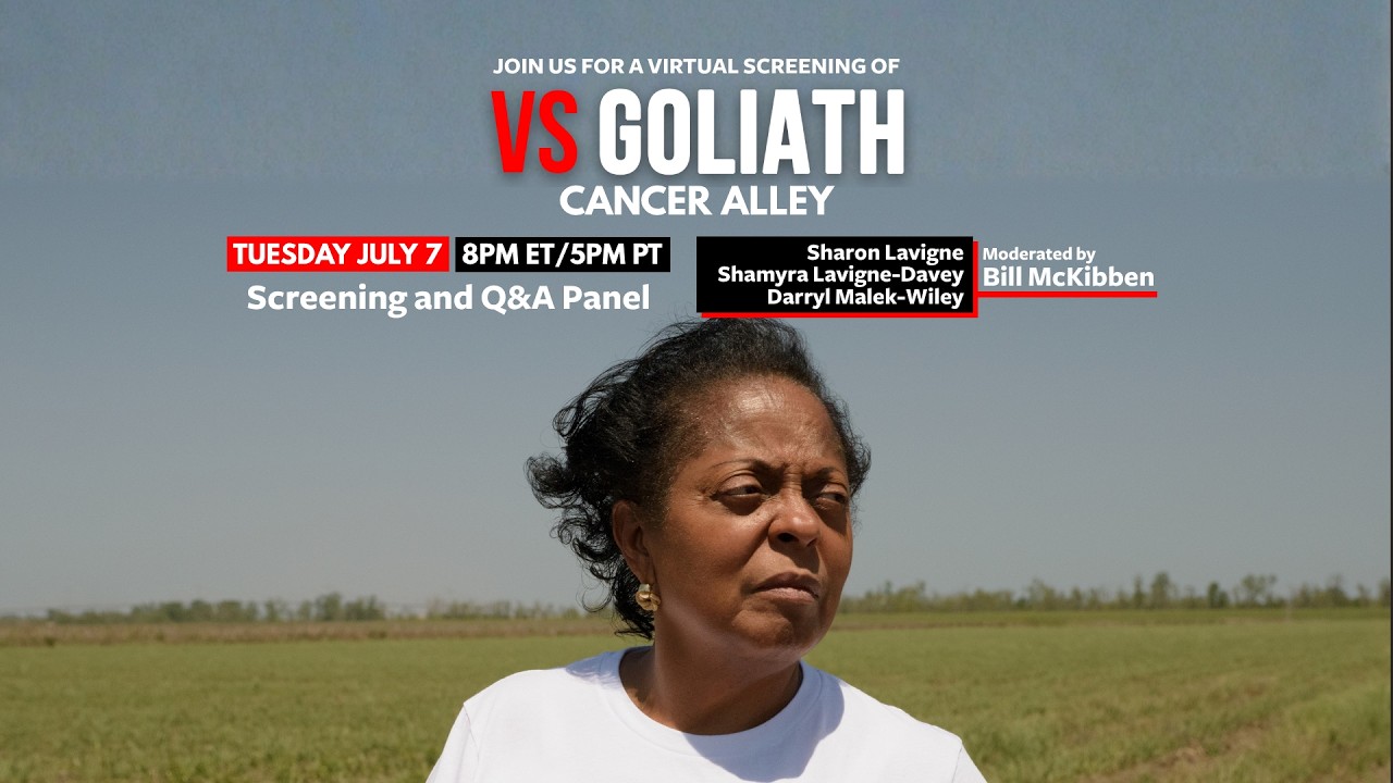 Virtual Film Screening: VS. GOLIATH: Cancer Alley