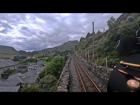 Ffestiniog Railway (Wales) - Driver's Eye View - Blaenau Ffestiniog to Porthmadog