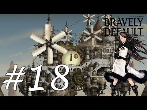 Bravely Default Gameplay Walkthrough Part 18 - Rainbow Thread: Dragon Boss [English][N3DS]