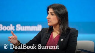 Lina Khan Explains the F.T.C.’s Aggressive Strategy | DealBook Summit 2023