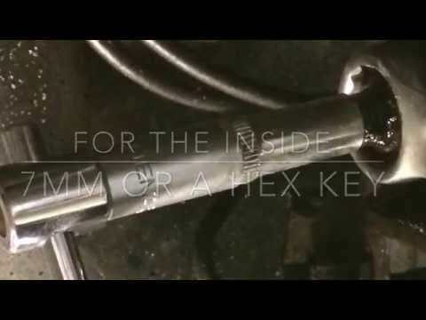 MB w203 front stabilizer(Sway) Bar links replace, change / tools and what to do