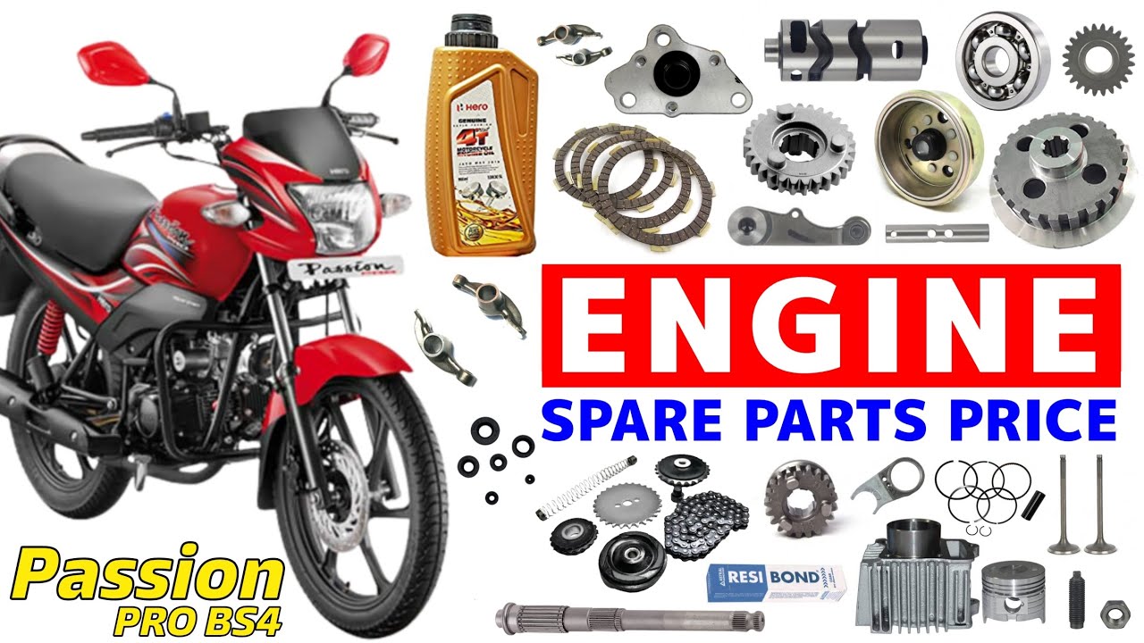 Watch video HERO PASSION PRO BS4 ENGINE PARTS PRICE - HERO ORIGINAL PARTS PRICE 2022 Now HERO PASSION PRO BS4 ENGINE PARTS PRICE - HERO ORIGINAL PARTS PRICE 2022