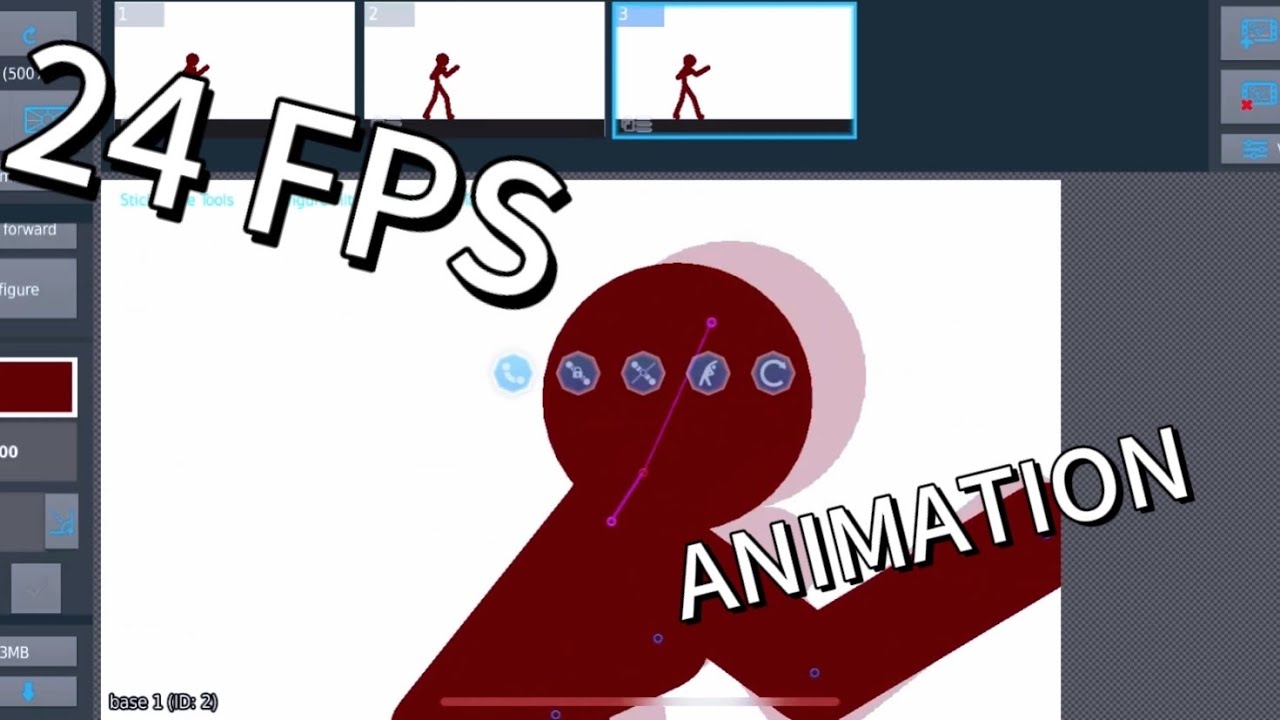 Stick Nodes How To Animate Properly On 24 FPS