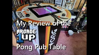 Unboxing and Review of the Arcade1Up Pong Pub Table