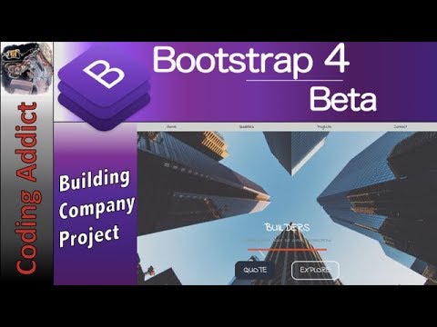 Bootstrap 4 Projects  - Builders Project Bootstrap 4 Beta