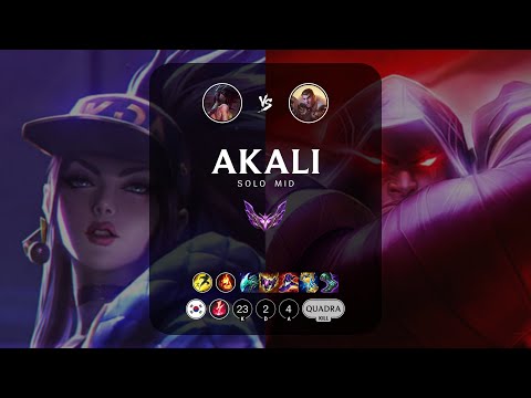 Akali Mid vs Jayce - KR Master Patch 13.1