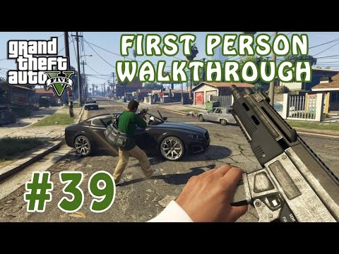 GTA V Xbox One First Person Walkthrough Part 39 - Testing Out The Rail Gun