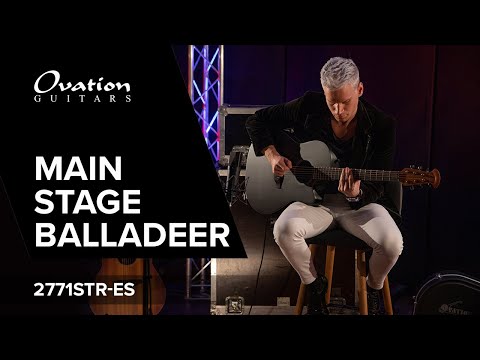 Ovation Main Stage Balladeer 1771STG-ES Guitar with Alex Almqvist