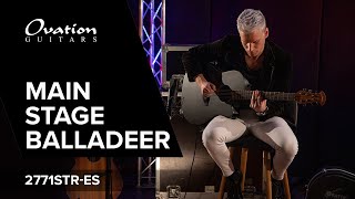 Video thumbnail for Ovation Main Stage Balladeer 1771STG-ES Guitar with Alex Almqvist by GEWA guitars