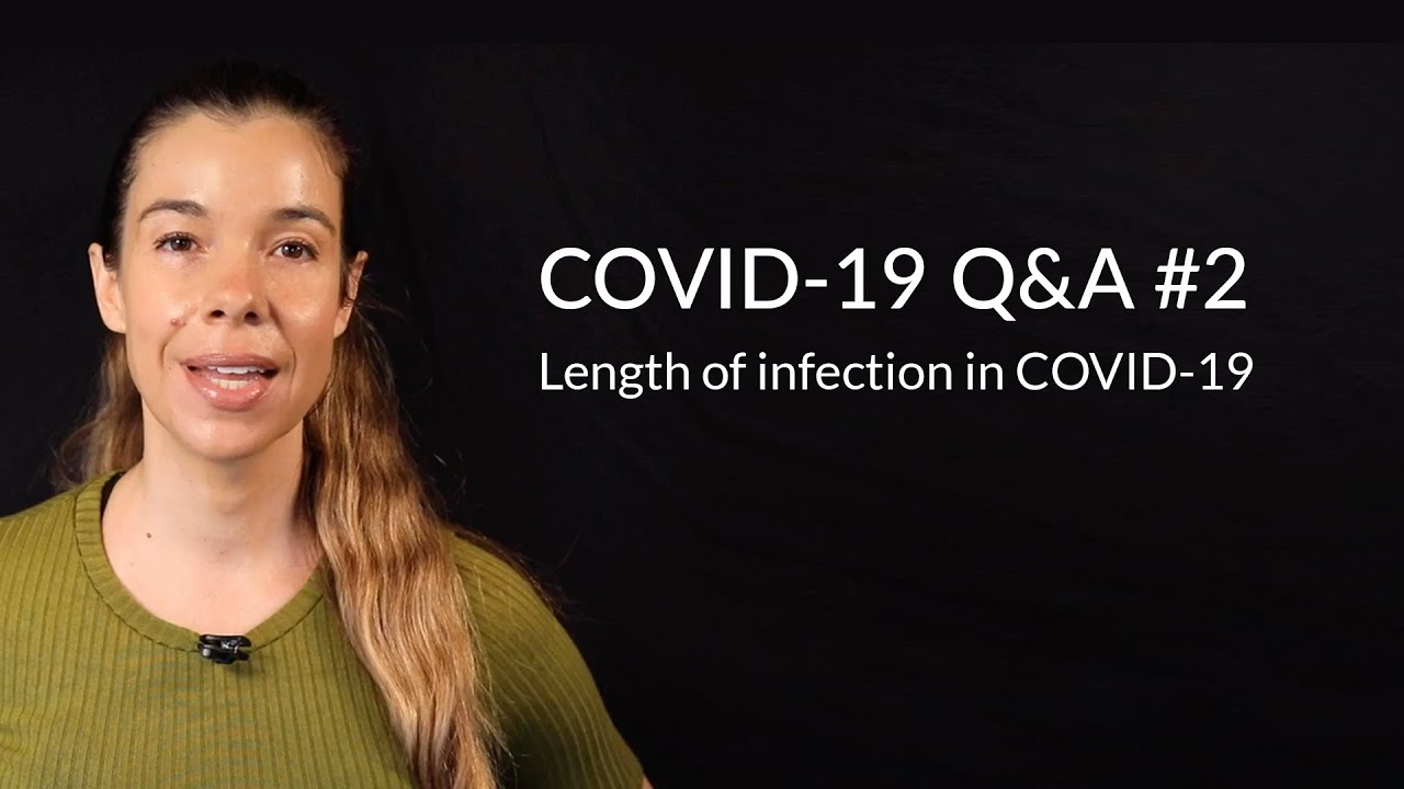 Length of infection in COVID-19