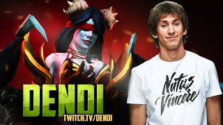 Dota 2 Stream: Na`Vi Dendi - Queen of Pain (Gameplay & Commentary)