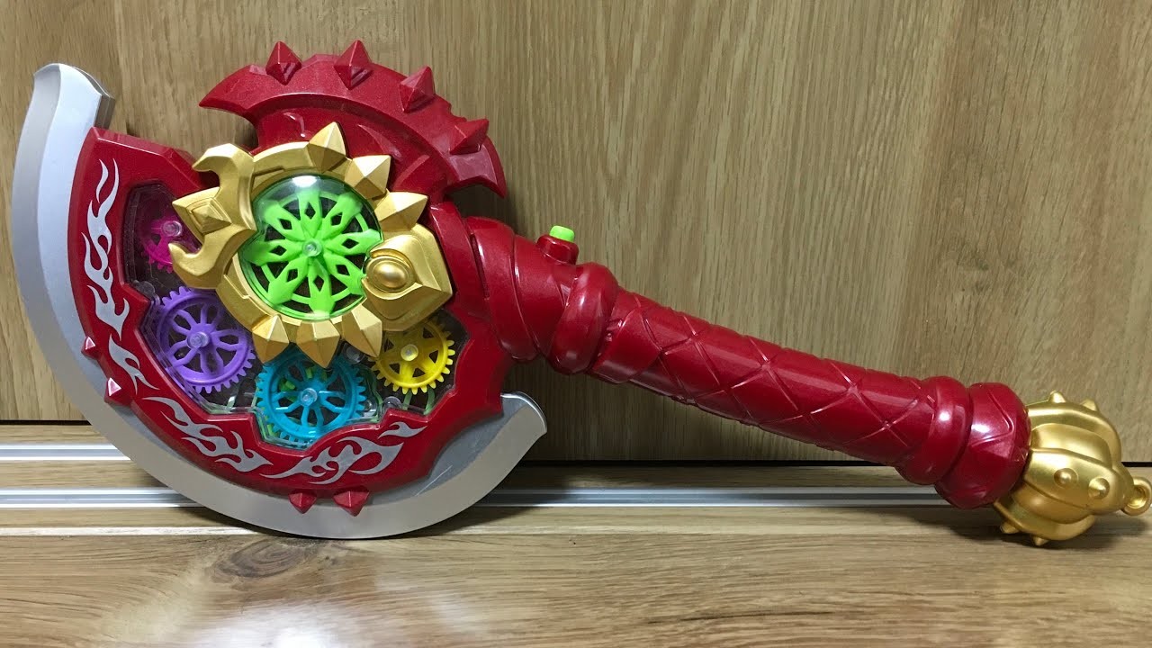 【いんちきおもちゃ動画】男の子の好きなものが詰まりまくったアイアンマン色の斧