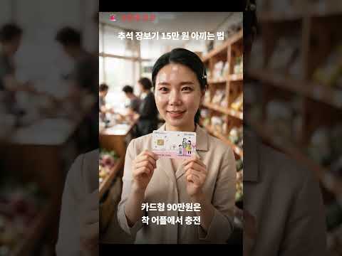 추석 명절 맞이 영천사랑상품권(카드•지류) 15% 할인 판매