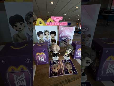 TinyTan Meal🥳🥳🥳 #bts #mcdonalds #fyp #happymeal #btsmeal
