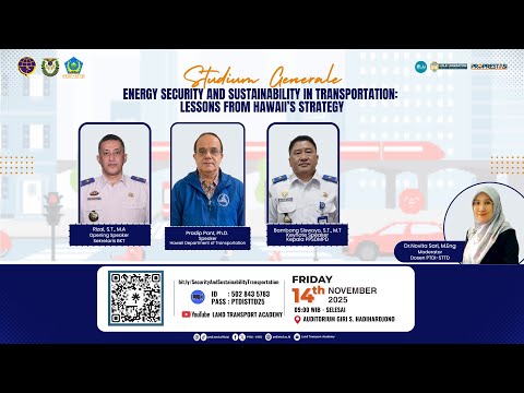 STUDIUM GENERALE  " ENERGY SECURITY AND SUSTAINABILITY IN TRANSPORTATION"