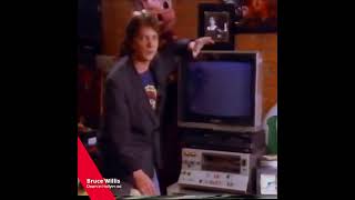 Michael J Fox introduces Bruce Willis playing Down in Hollywood