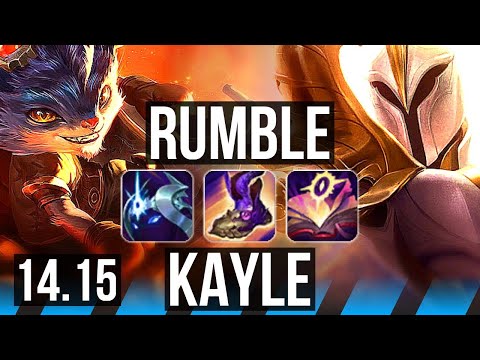 RUMBLE vs KAYLE (MID) | 9/1/7, Rank 6 Rumble, Godlike | EUNE Challenger | 14.15