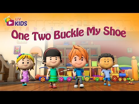 One Two Buckle My Shoe with Lyrics | LIV Kids Nursery Rhymes and Songs | HD