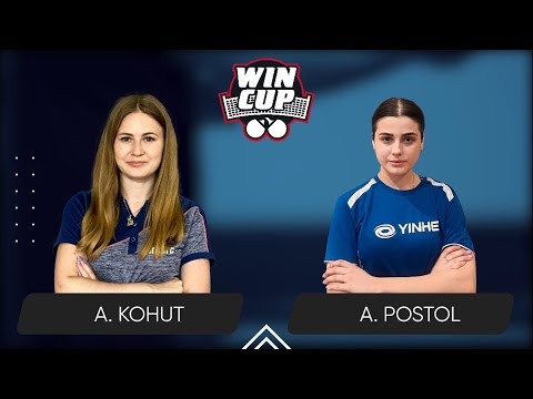 10:15 Alina Kohut - Anastasiia Postol West 2 WIN CUP 17.03.2024 | TABLE TENNIS WINCUP