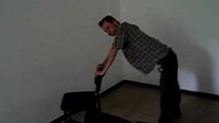 Backstage funny walk