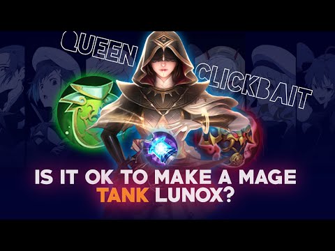 MAGE TANK LUNOX! QUEEN CLICKBAIT | LUNOX TANK GAMEPLAY | BUILD LUNOX TANK 2023 | LUNOX TANK BUILD