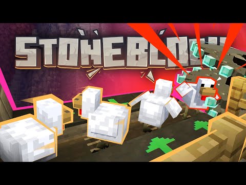 Mashing Chickens - MINECRAFT STONEBLOCK 3 #13