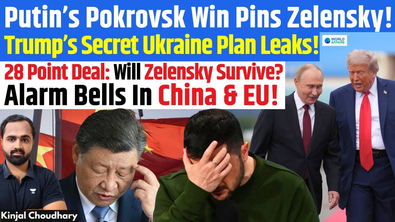 Trump’s Secret Ukraine 28 Point Plan Leaks After Pokrovsk! China & EU Fear Russia-US Deal! Kinjal