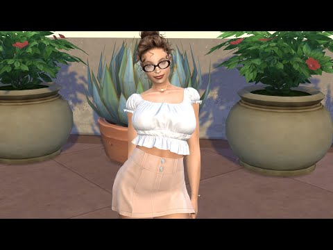 sims 4 realistic style download brown hair female Sonia Rodrigues by Bonita100 Game Video Preview