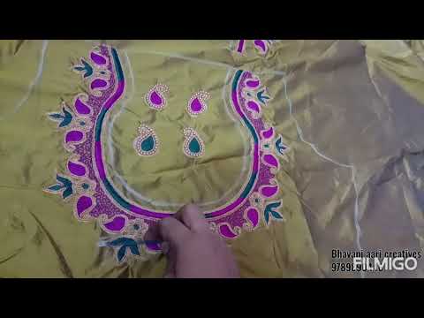 #Aariembroideryclassesinchennai#Aariworkforbeginners#BhavaniAaricreatives#bridalblouseDesigne#114#