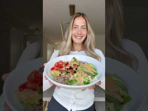 Easy healthy burger bowls with homemade special sauce 🍔🍔