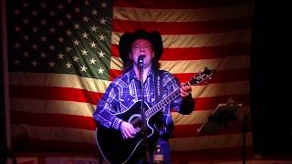 Curt Sheldon at Ronnie&#39;s Hog Heaven Ice House open mic on Valentine&#39;s Day 2018