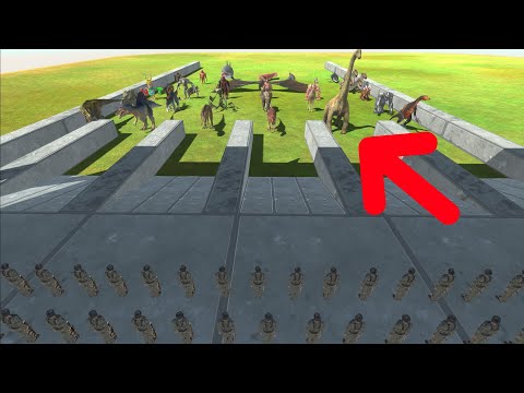 100 Commando Bo Kingdom VS ALL Giant Armies Only - Animal Revolt Battle Simulator