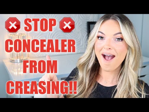 THE NUMBER ONE REASON YOUR CONCEALER *CREASES* AND MY FOOL PROOF WAY TO PREVENT IT!!