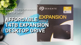 Seagate 14TB Expansion Desktop Drive (UNBOXING, QBENCH, SHUCK & SHOWCASE)
