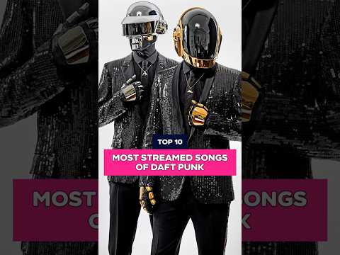 10 MOST STREAMED DAFT PUNK SONGS 🎶 Discover the Hits! #daftpunk #music