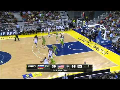 USA Basketball vs Slovenia | August 26, 2014