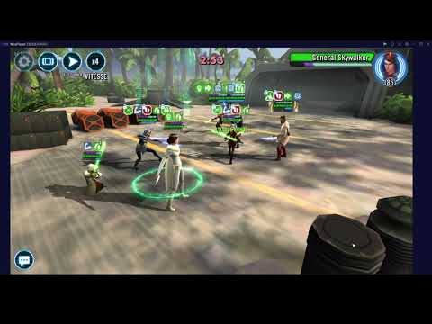 SWGOH : Padme CAT vs JMK CAT
