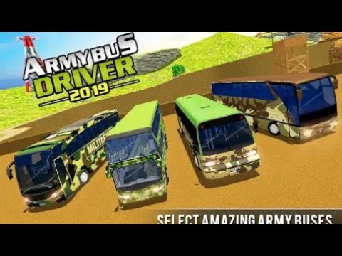 Army Bus Driver [2019] Military Soldier Transporter.