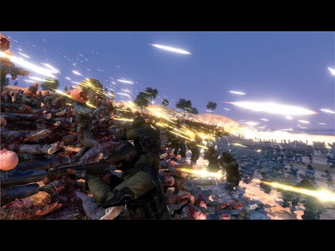 NAVY SEALS VS RUNNER ZOMBIES + MUMMIES + ALIENS - UEBS MODS - Ultimate Epic Battle Simulator