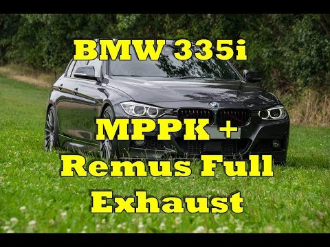 BMW F30 335i w/ PowerKit + Remus Full Exhaust | FlyBys Coldstart and more (Burbles/Crackles)