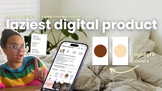 You can make EASY money online with this lazy Canva Digital Download! Quick step by step tutorial 💸