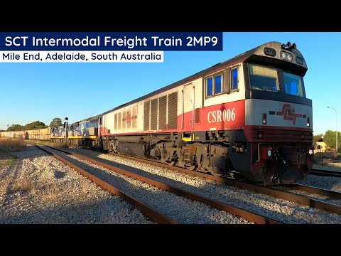 Australian Freight Trains | SCT Intermodal 2MP9 - Mile End, Adelaide